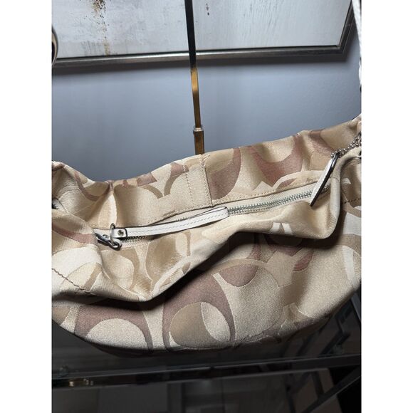 Vintage Coach Carly Optic Signature Shoulder Bag